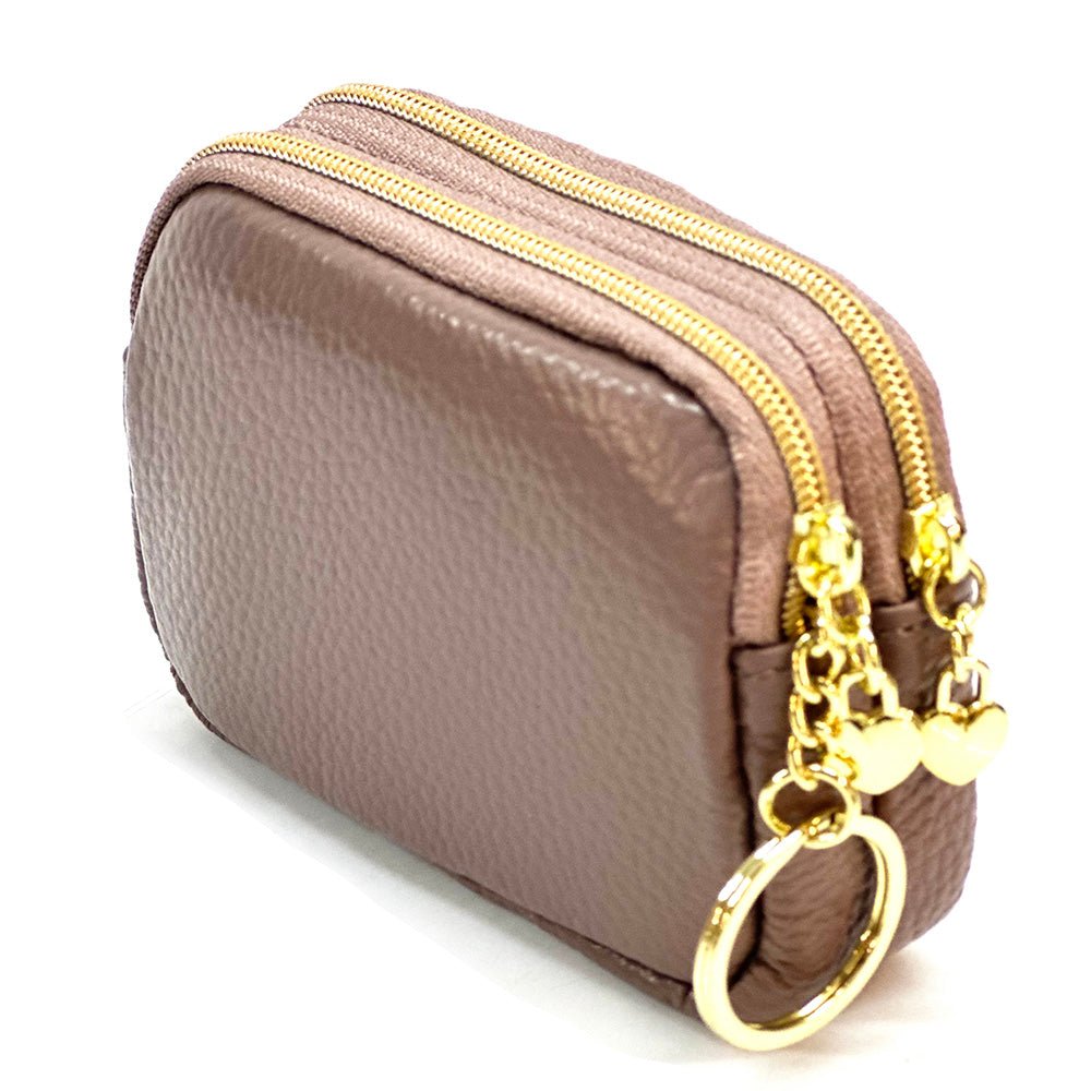 Dolce Mini Leather Coin Purse - Leather Italiano