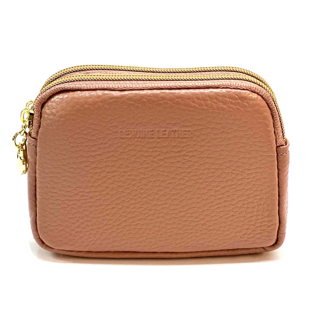 Dolce Mini Leather Coin Purse - Leather Italiano