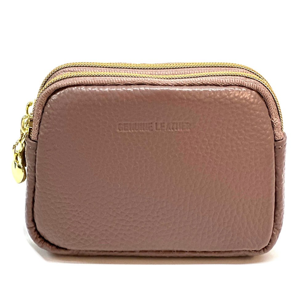 Dolce Mini Leather Coin Purse - Leather Italiano