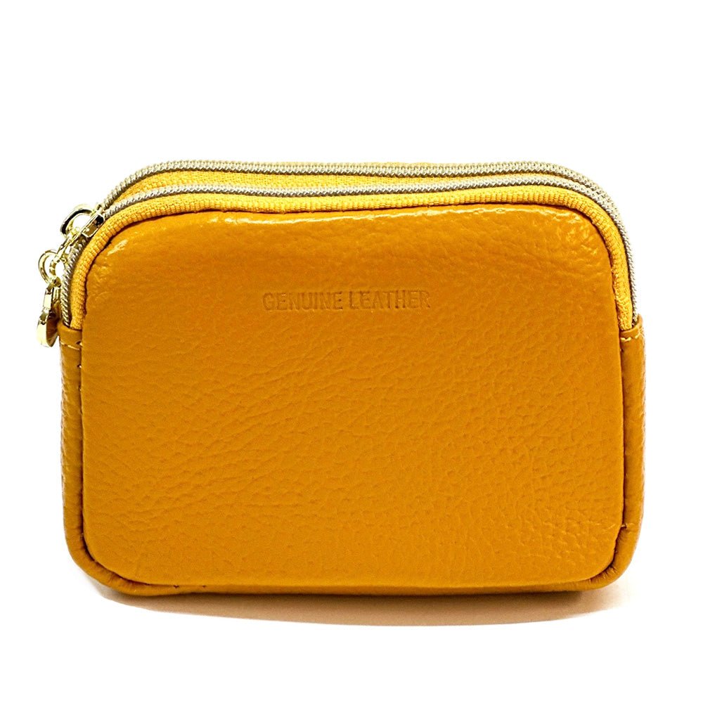 Dolce Mini Leather Coin Purse - Leather Italiano