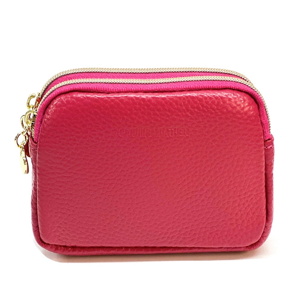 Dolce Mini Leather Coin Purse - Leather Italiano
