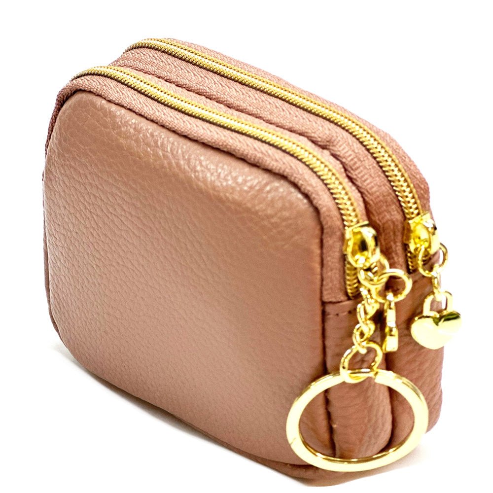 Dolce Mini Leather Coin Purse - Leather Italiano