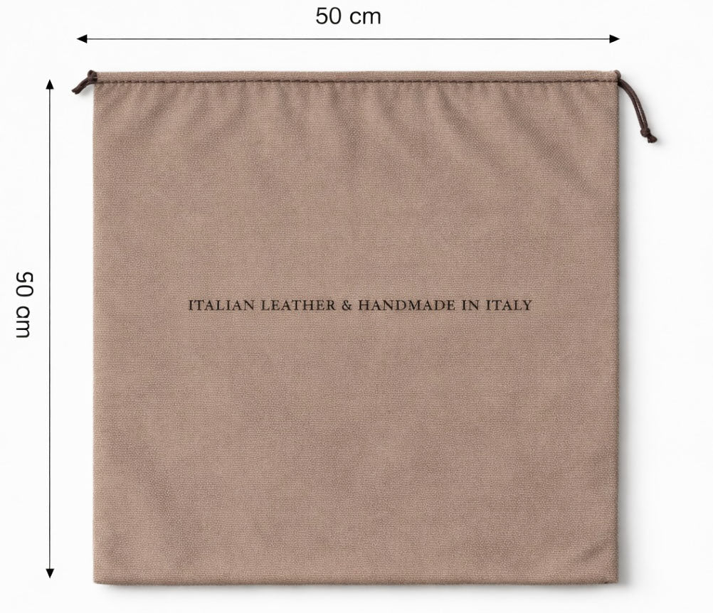 Dust Bag 50x50 TNT with Drawstring - Leather Italiano