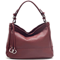 Elena Hobo Italian Leather Shoulder Bag – Soft Everyday Elegance for Women - Leather Italiano