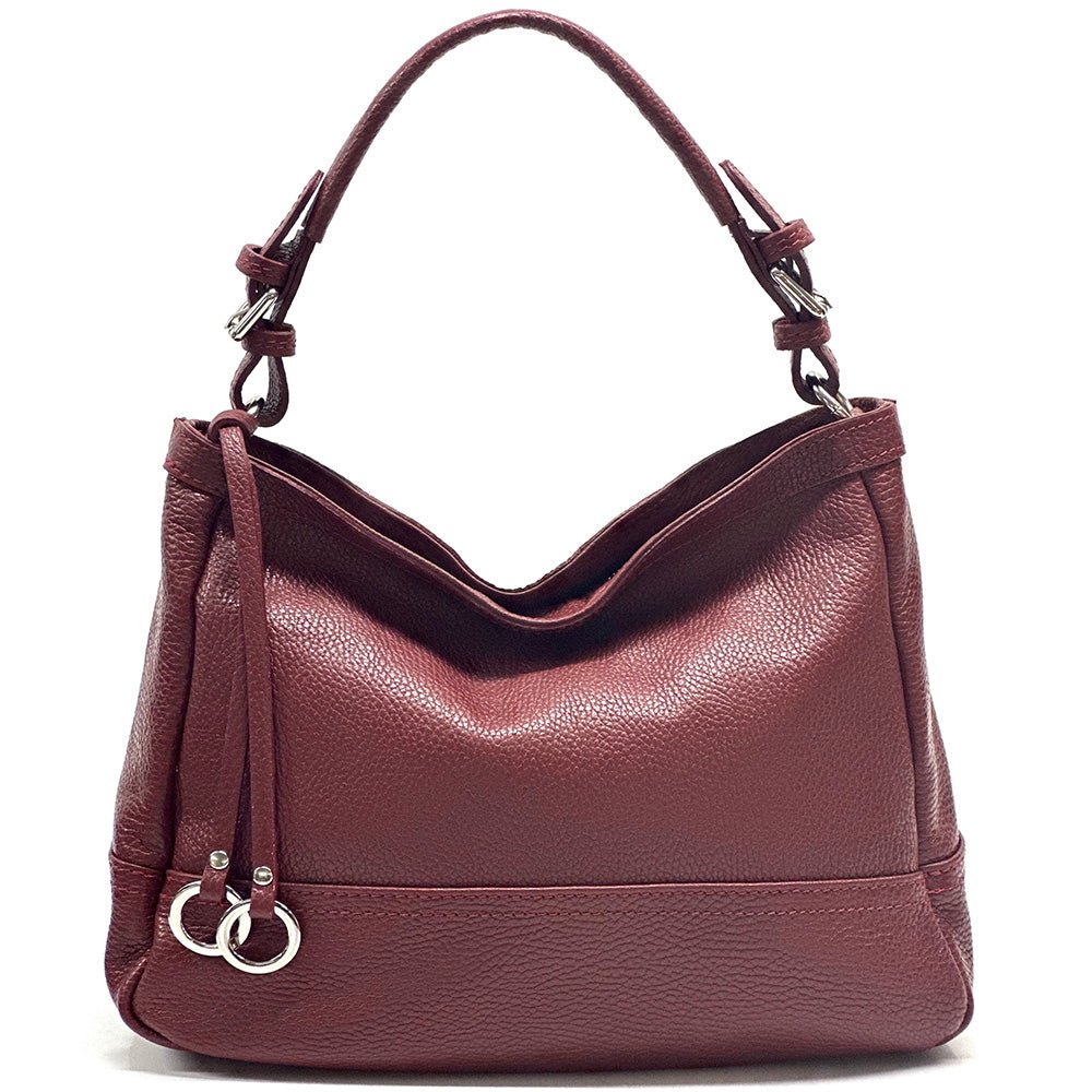 Elena Hobo Italian Leather Shoulder Bag – Soft Everyday Elegance for Women - Leather Italiano