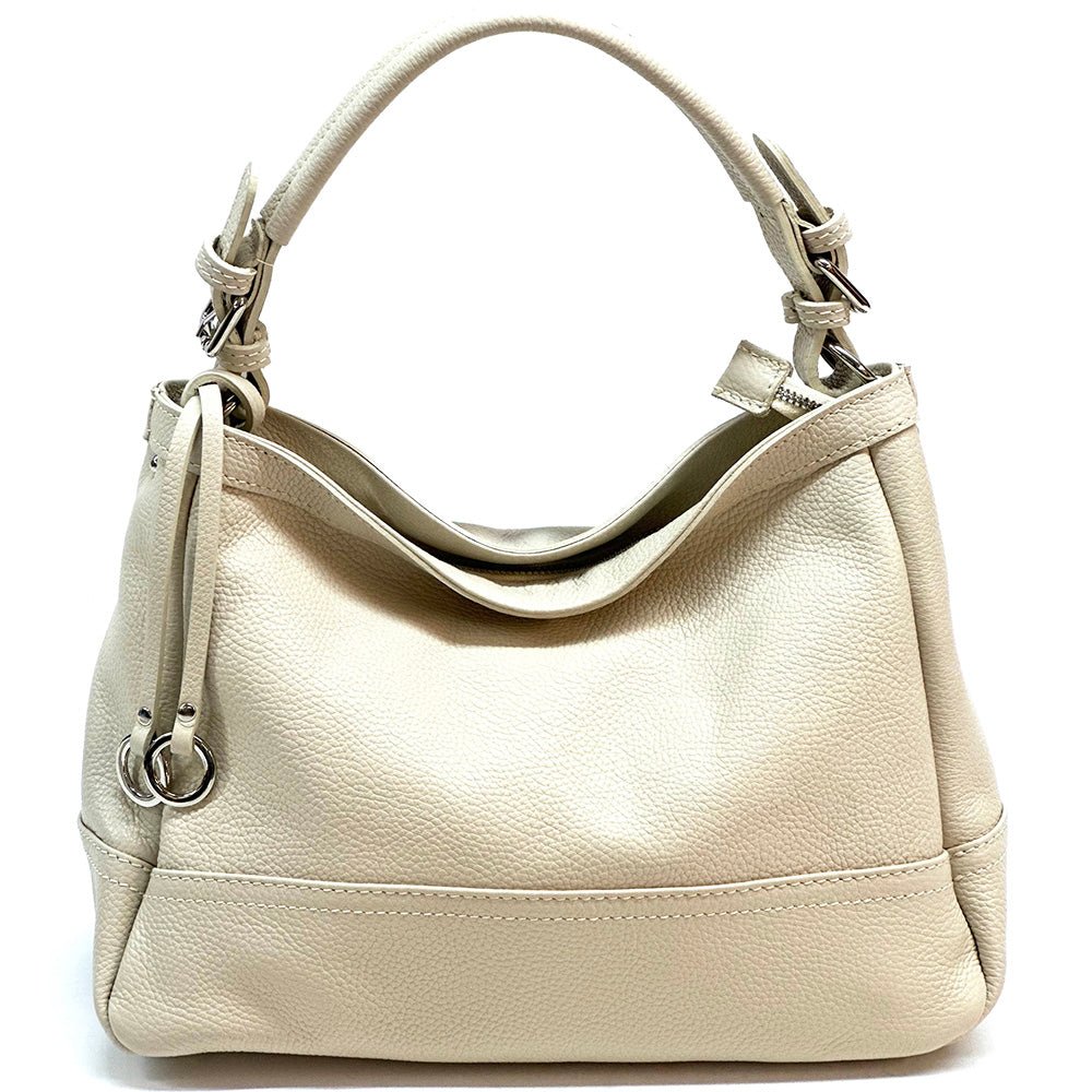 Elena Hobo Italian Leather Shoulder Bag – Soft Everyday Elegance for Women - Leather Italiano