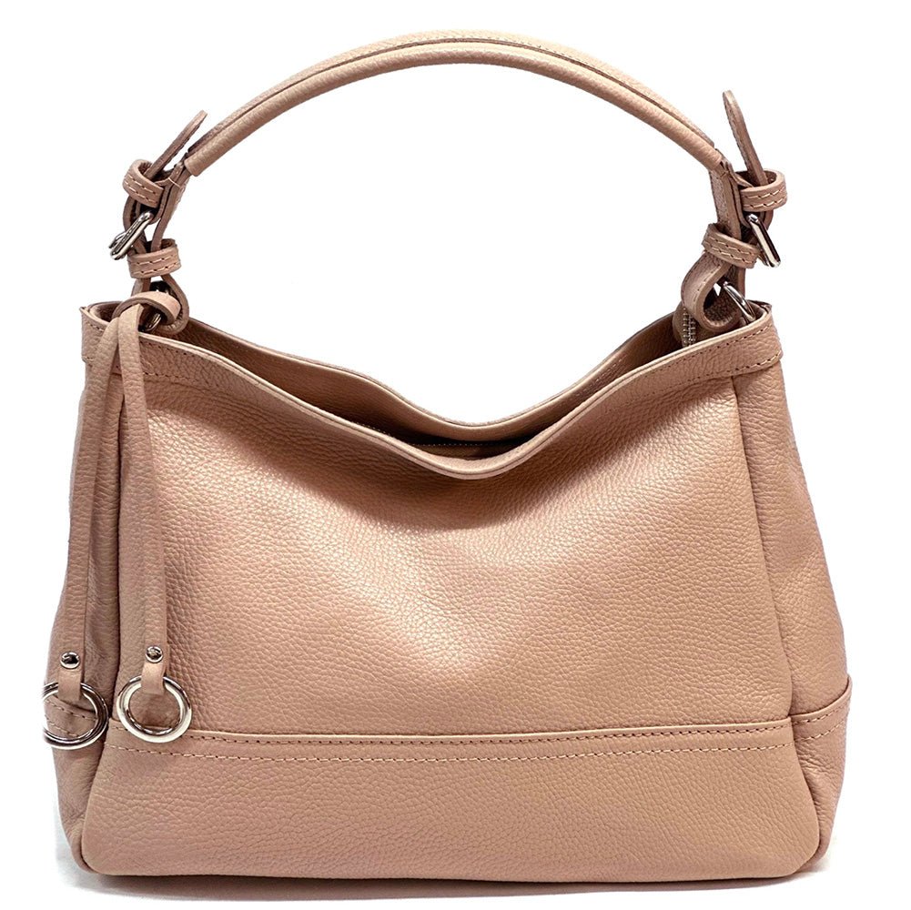 Elena Hobo Italian Leather Shoulder Bag – Soft Everyday Elegance for Women - Leather Italiano