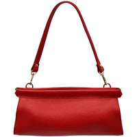 Eliora Italian Cow Leather Convertible Baguette Bag - Leather Italiano