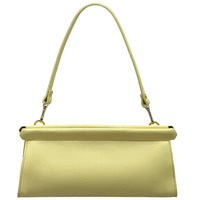 Eliora Italian Cow Leather Convertible Baguette Bag - Leather Italiano
