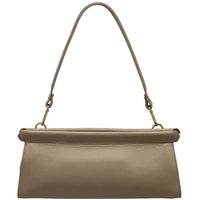 Eliora Italian Cow Leather Convertible Baguette Bag - Leather Italiano