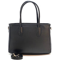 Elisenta Italian Leather Bag – Elegant Structured Handbag for Women - Leather Italiano
