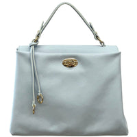 Elowen Italian Leather Top Handle Handbag - Leather Italiano