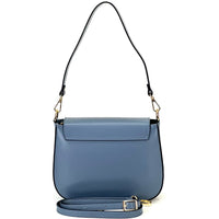Enrica Convertible Italian Leather Shoulder Bag - Leather Italiano