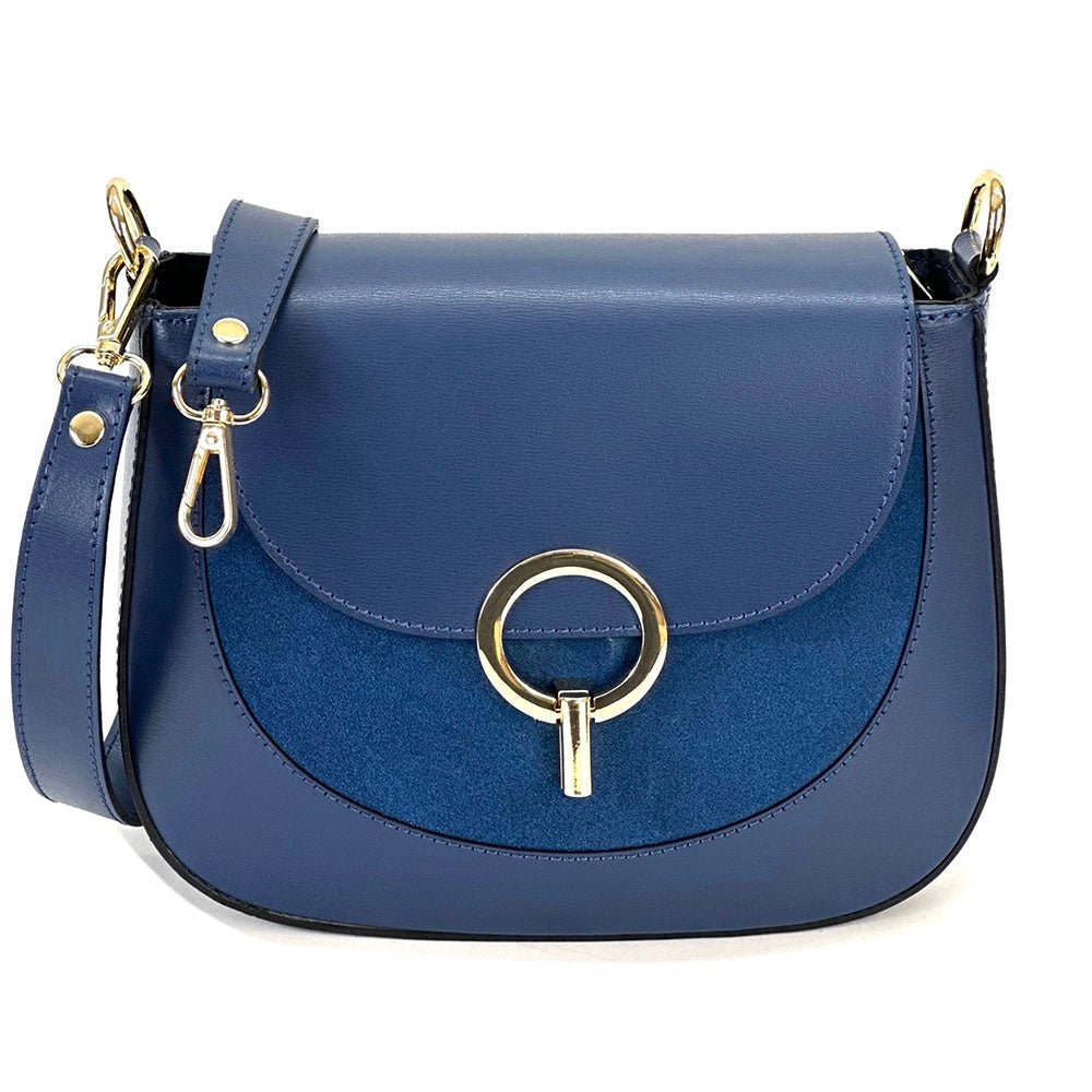 Enrica Convertible Italian Leather Shoulder Bag - Leather Italiano
