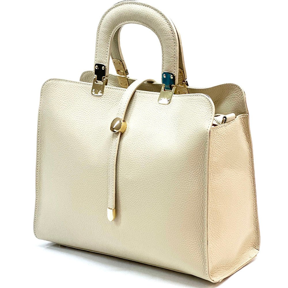 Ermanno Leather Tote Bag: Modern Elegance - Leather Italiano