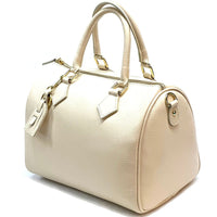 Erminia GM Leather Handbag: Modern Elegance - Leather Italiano