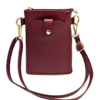 Eterna Italian Leather Crossbody Bag – Elegant Compact Crossbody for Women - Leather Italiano
