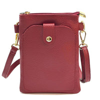 Eterna Italian Leather Crossbody Bag – Elegant Compact Crossbody for Women - Leather Italiano