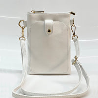 Eterna Italian Leather Crossbody Bag – Elegant Compact Crossbody for Women - Leather Italiano