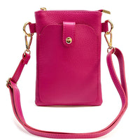 Eterna Italian Leather Crossbody Bag – Elegant Compact Crossbody for Women - Leather Italiano
