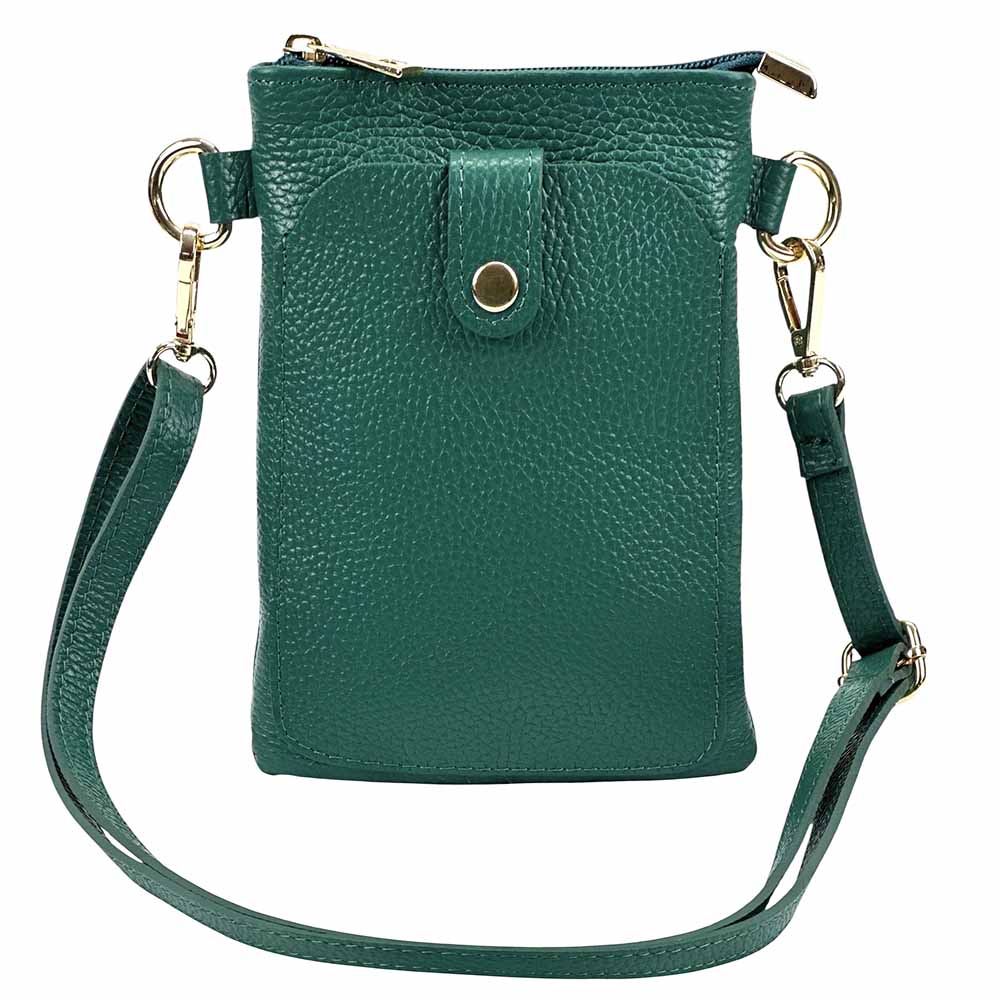 Eterna Italian Leather Crossbody Bag – Elegant Compact Crossbody for Women - Leather Italiano