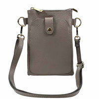 Eterna Italian Leather Crossbody Bag – Elegant Compact Crossbody for Women - Leather Italiano