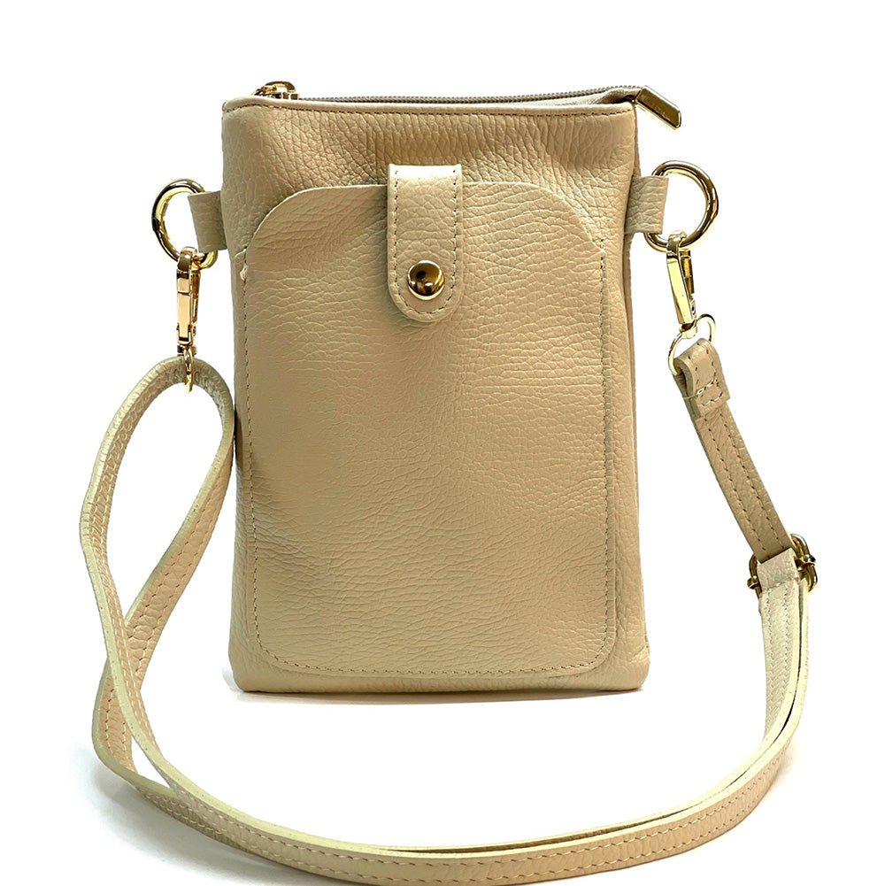 Eterna Italian Leather Crossbody Bag – Elegant Compact Crossbody for Women - Leather Italiano