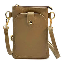 Eterna Italian Leather Crossbody Bag – Elegant Compact Crossbody for Women - Leather Italiano