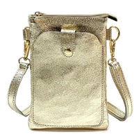 Eterna Italian Leather Crossbody Bag – Elegant Compact Crossbody for Women - Leather Italiano