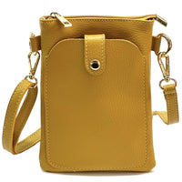 Eterna Italian Leather Crossbody Bag – Elegant Compact Crossbody for Women - Leather Italiano