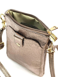 Eterna Italian Leather Crossbody Bag – Elegant Compact Crossbody for Women - Leather Italiano