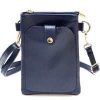 Eterna Italian Leather Crossbody Bag – Elegant Compact Crossbody for Women - Leather Italiano
