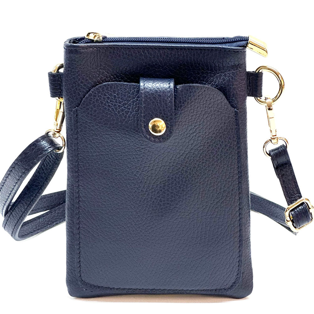 Eterna Italian Leather Crossbody Bag – Elegant Compact Crossbody for Women - Leather Italiano