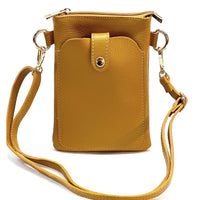 Eterna Italian Leather Crossbody Bag – Elegant Compact Crossbody for Women - Leather Italiano