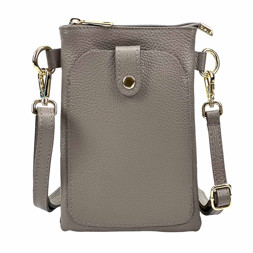 Eterna Italian Leather Crossbody Bag – Elegant Compact Crossbody for Women - Leather Italiano