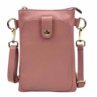 Eterna Italian Leather Crossbody Bag – Elegant Compact Crossbody for Women - Leather Italiano