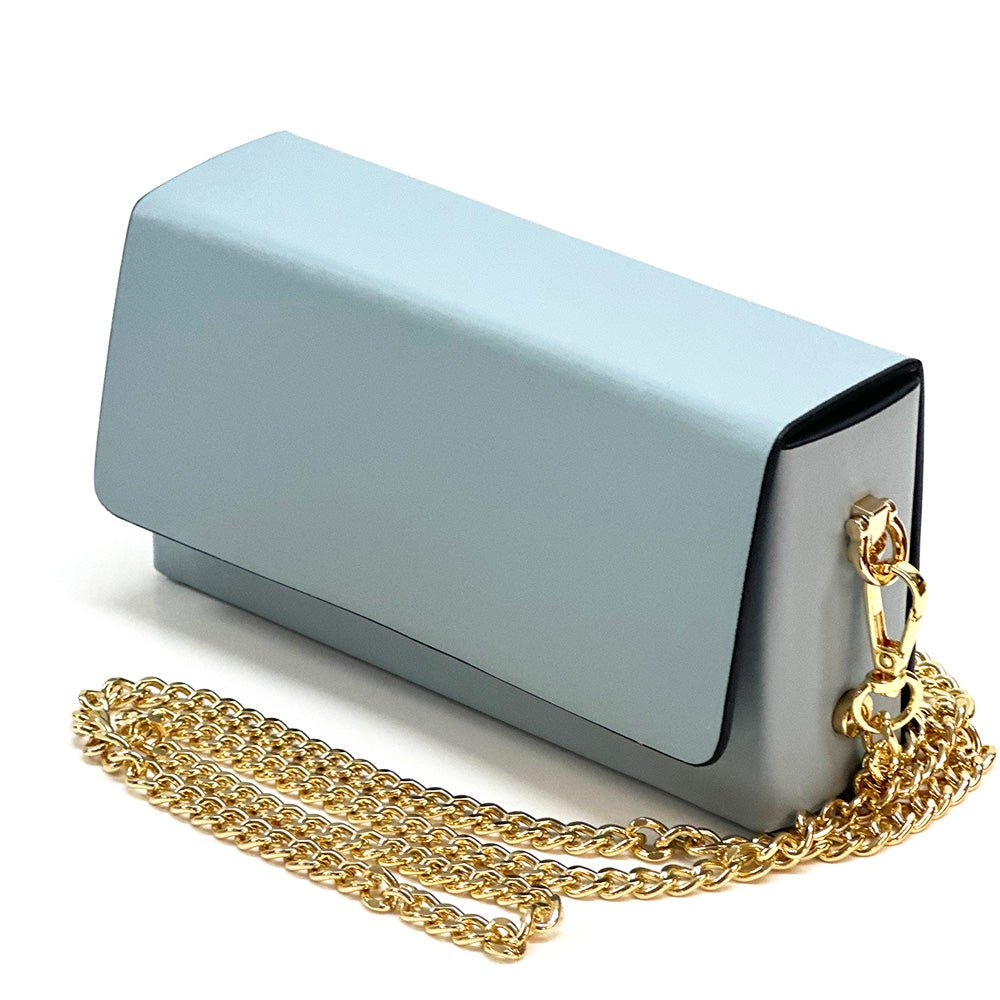 Evelysa Leather Mini Shoulder Bag - Leather Italiano