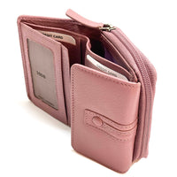 Federica Leather Wallet – Compact Italian Elegance - Leather Italiano