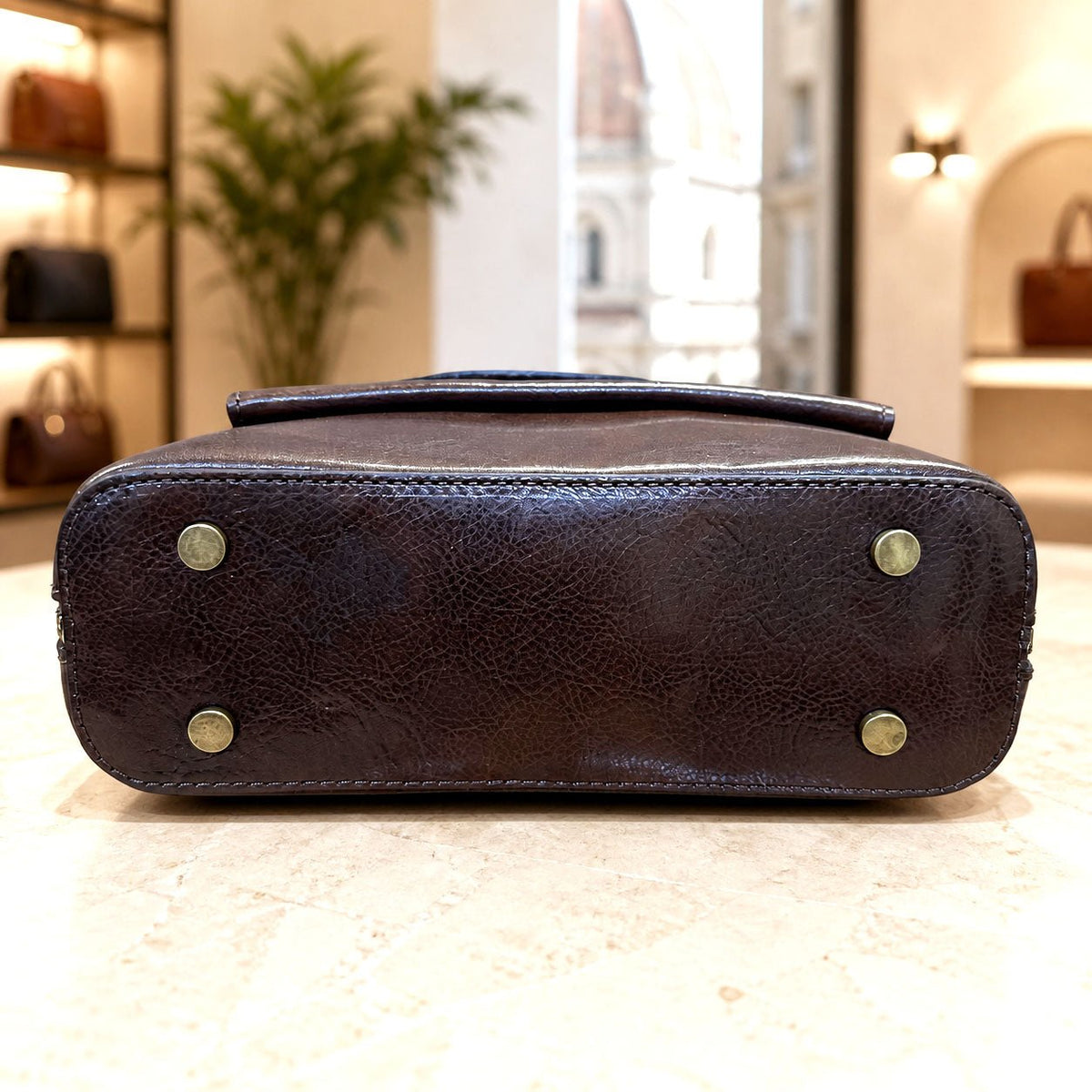 Fiammetta Convertible Hand-Dyed Italian Leather Backpack - Leather Italiano