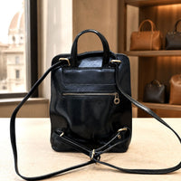 Fiammetta Convertible Hand-Dyed Italian Leather Backpack - Leather Italiano