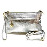 Fiorina Italian Leather Clutch Bag – Elegant Pochette for Day & Evening - Leather Italiano