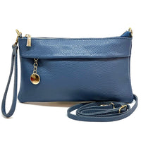 Fiorina Italian Leather Clutch Bag – Elegant Pochette for Day & Evening - Leather Italiano