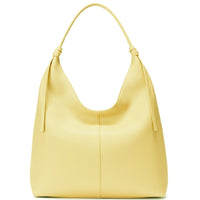 Flavia Italian Cow Leather Hobo Bag - Leather Italiano