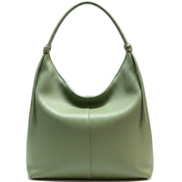 Flavia Italian Cow Leather Hobo Bag - Leather Italiano