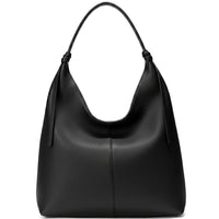 Flavia Italian Cow Leather Hobo Bag - Leather Italiano