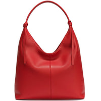 Flavia Italian Cow Leather Hobo Bag - Leather Italiano
