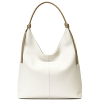 Flavia Italian Cow Leather Hobo Bag - Leather Italiano