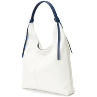 Flavia Italian Cow Leather Hobo Bag - Leather Italiano