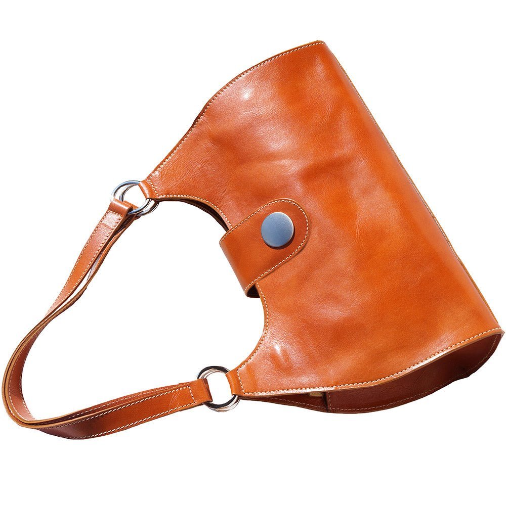 Florina GM: The Classic Leather Side Bag for Women - Leather Italiano