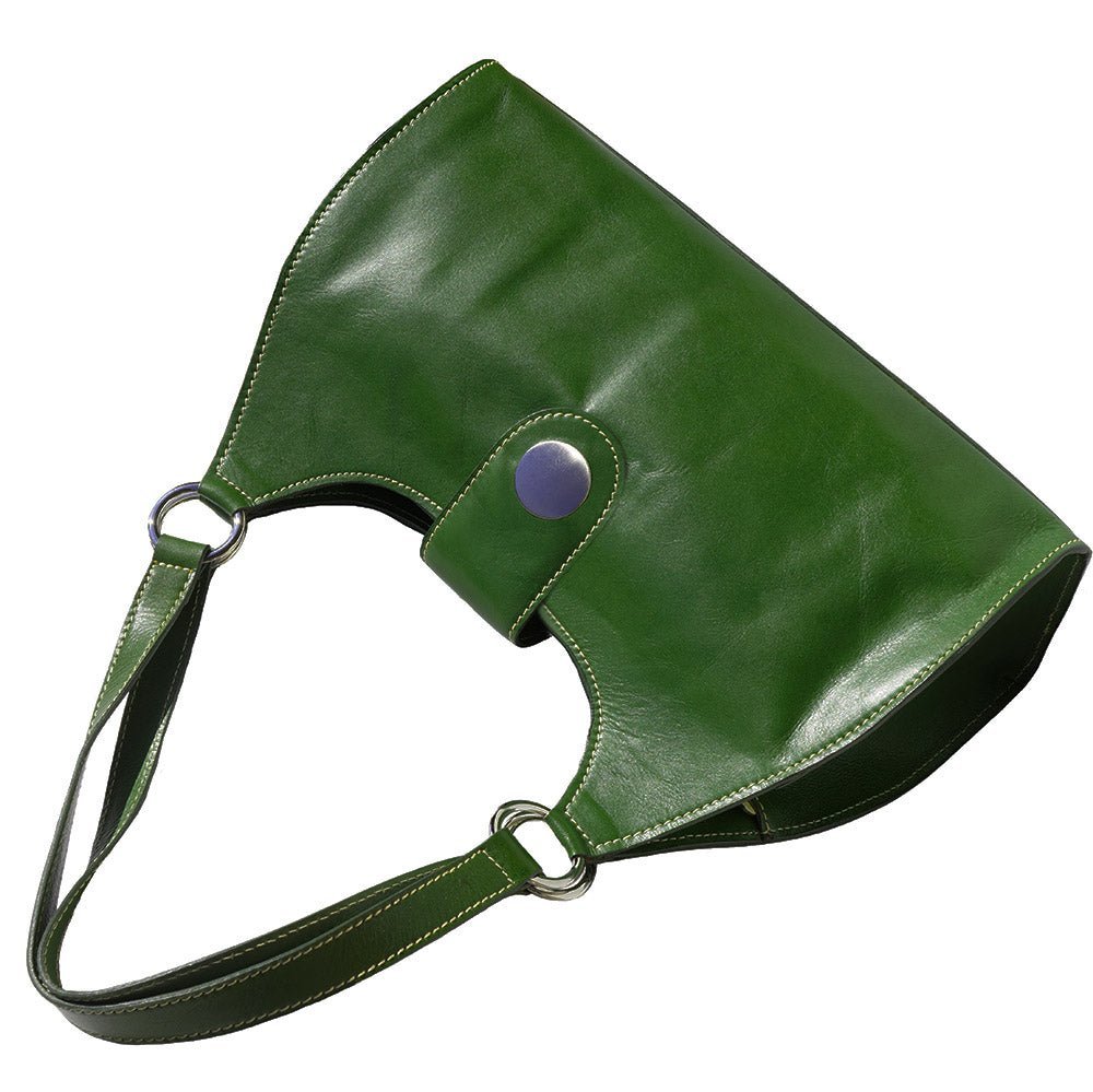 Florina GM: The Classic Leather Side Bag for Women - Leather Italiano